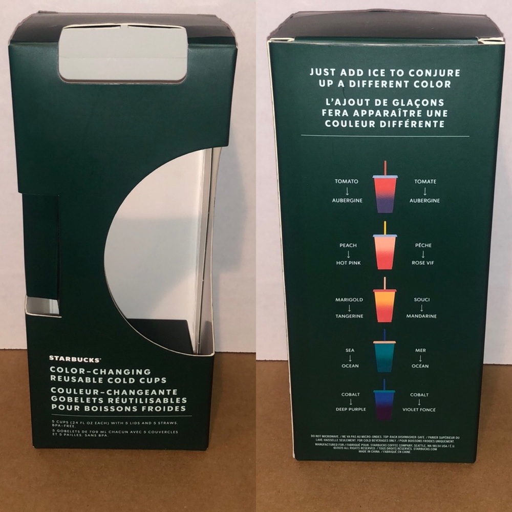 Starbucks Color Changing Cup Box